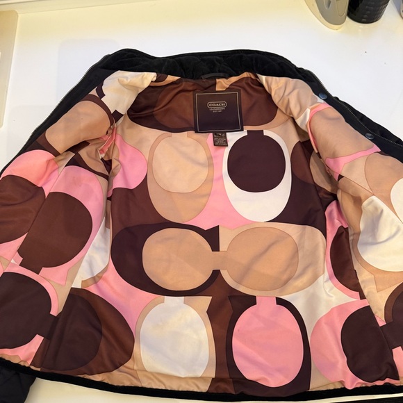 Coach Black Quilted Black Puffer Jacket - Picture 5 of 5